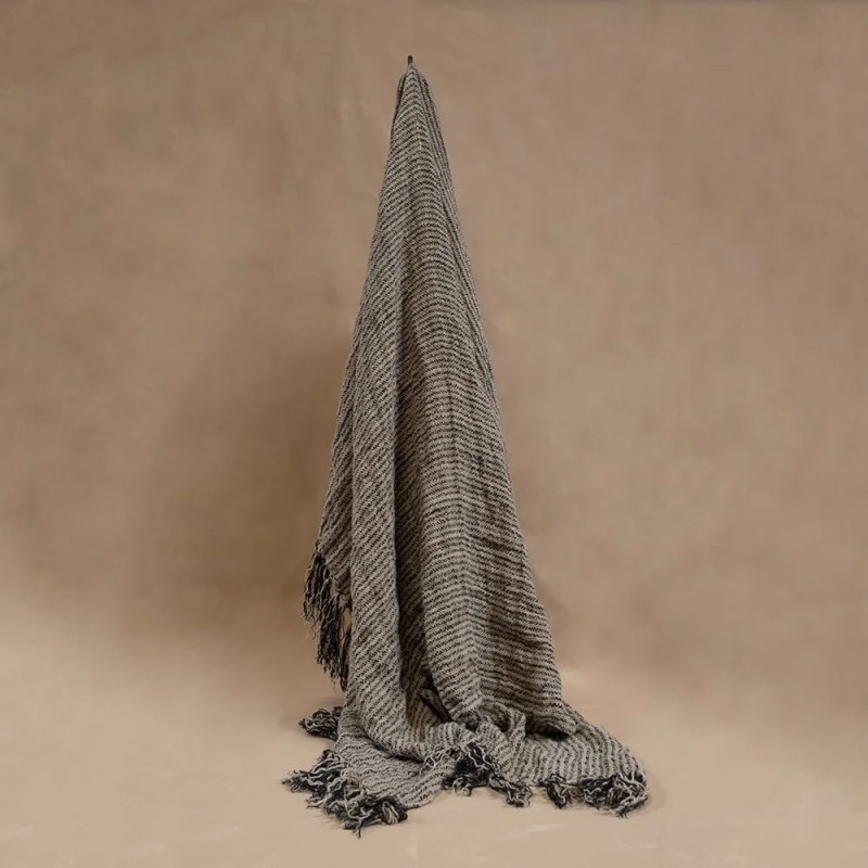 EAST STRIPED THROW 170 - BLANKETS, TOWELS